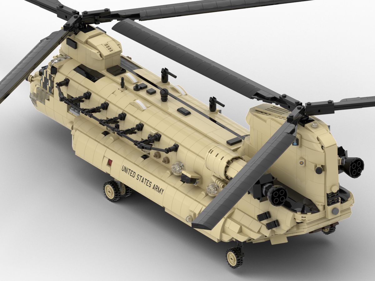 CH-47F (BLOCK I) BRICK BUILD KIT (PRE-ORDER)