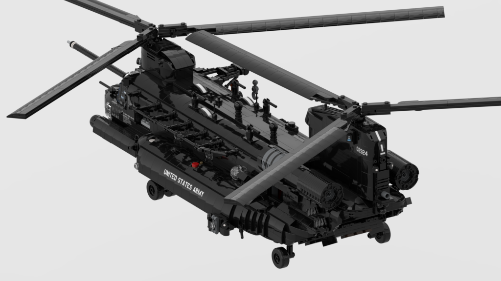 MH-47G (Block II) Special Operations Helicopter (LEGO® Compatible) Brick Build Kit (PRE-ORDER)